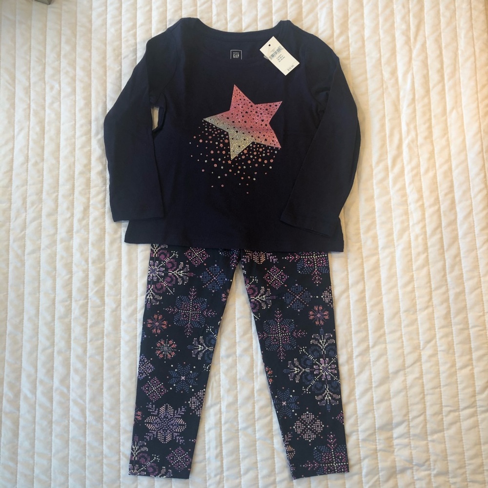 BabyGap Leggings and Long sleeve top set